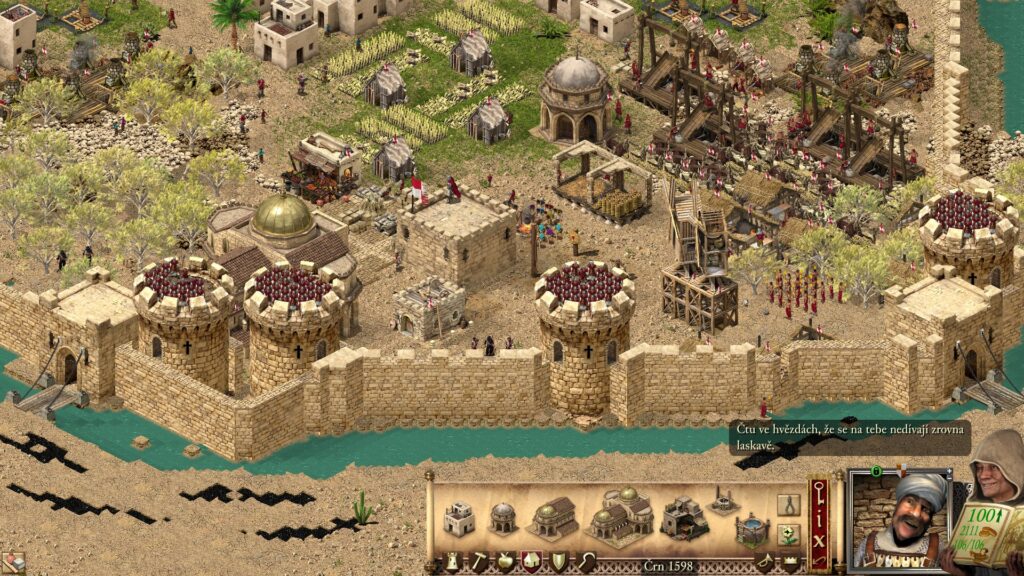 Stronghold Crusader Definitive Edition - lezte za hradby
