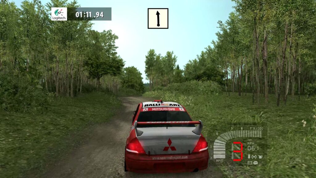 TOP 12 nejvýznamnějších rallye her - Richard Burns Rally - Mitsubishi