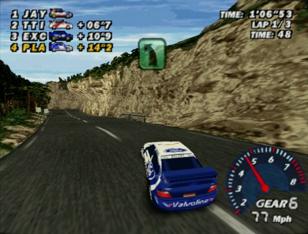TOP 12 nejvýznamnějších rallye her - V-Rally na Nintendu 64 2