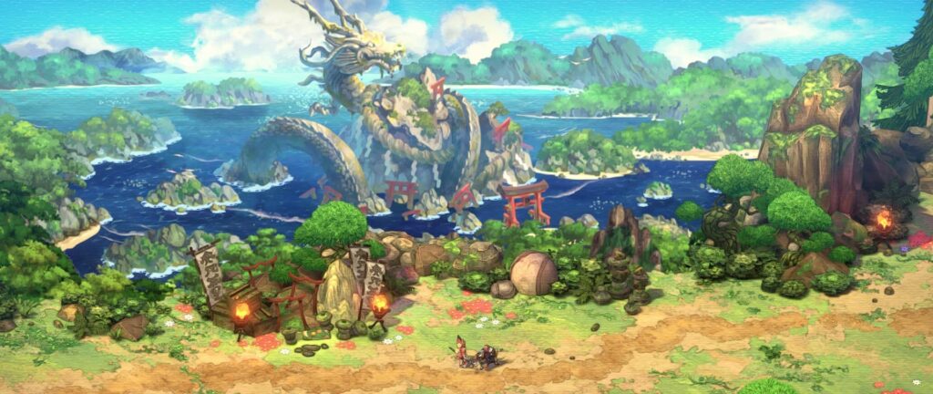 Towa and the Guardians of the Sacred Tree - krajinka