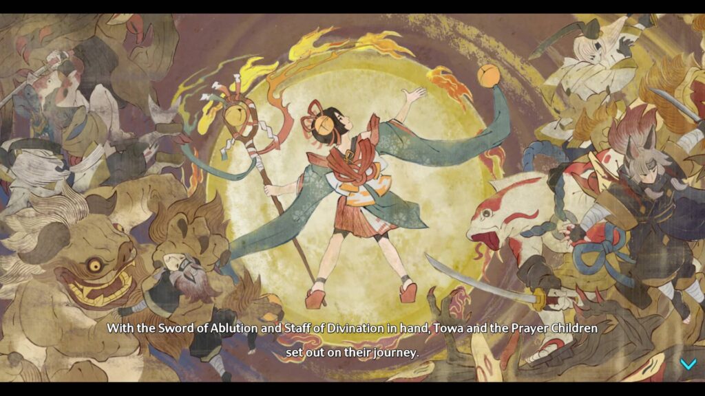 Towa and the Guardians of the Sacred Tree - rytina