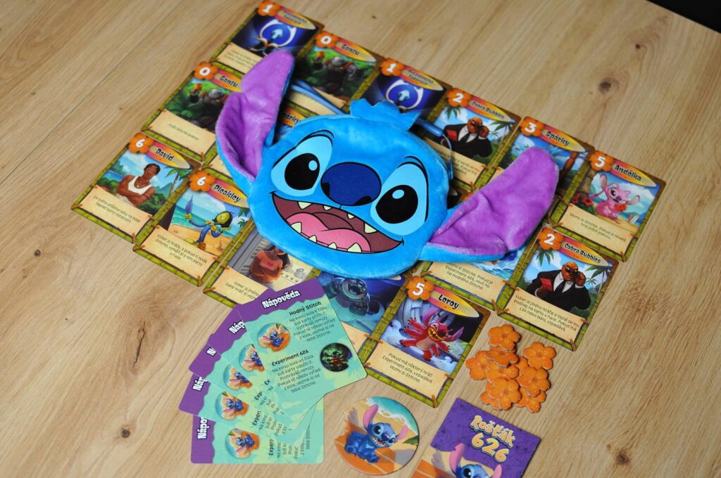 Disney Stitch Rošťák 626 - komponenty
