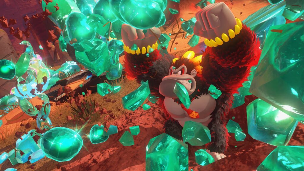 Donkey Kong Bananza DLC - smaragdy