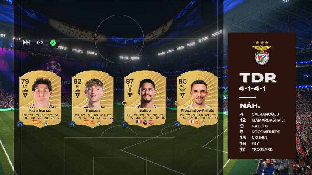 EA SPORTS FC - sestava