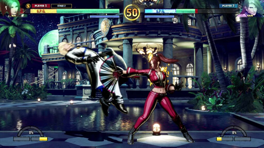 Fatal Fury: City of the Wolves - úder vějířem