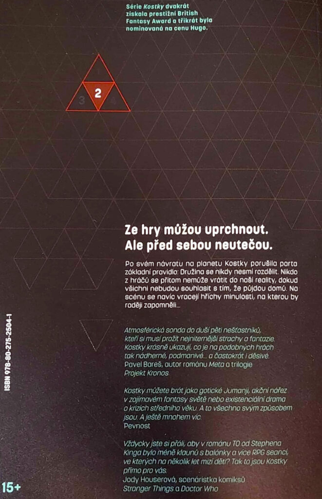 Kostky Rozdělená družina - zadní strana