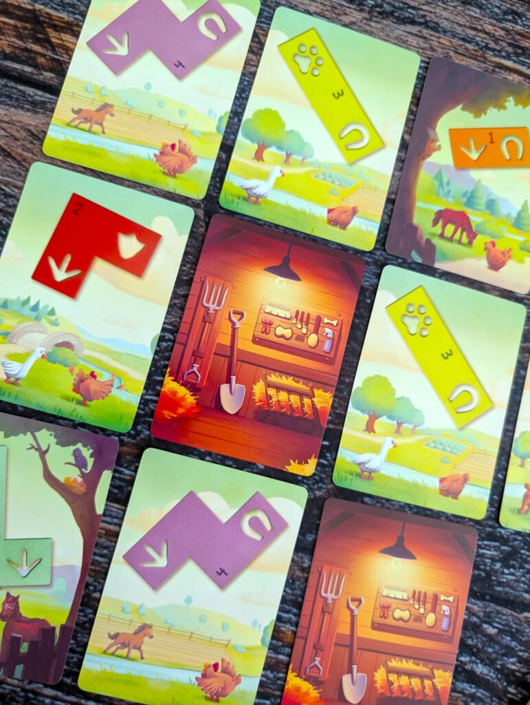 Mini Dvorek - karty určující šablonu nejmladšímu hráči