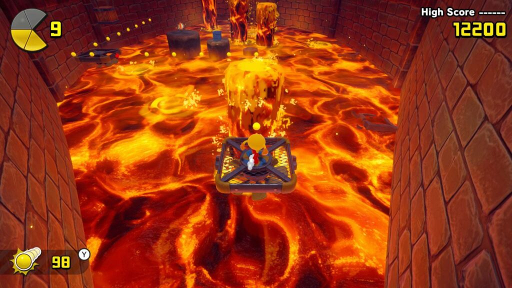 PAC-MAN WORLD 2 Re-PAC - láva