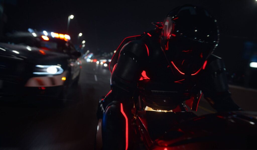 Tron Ares - Ares na motorce