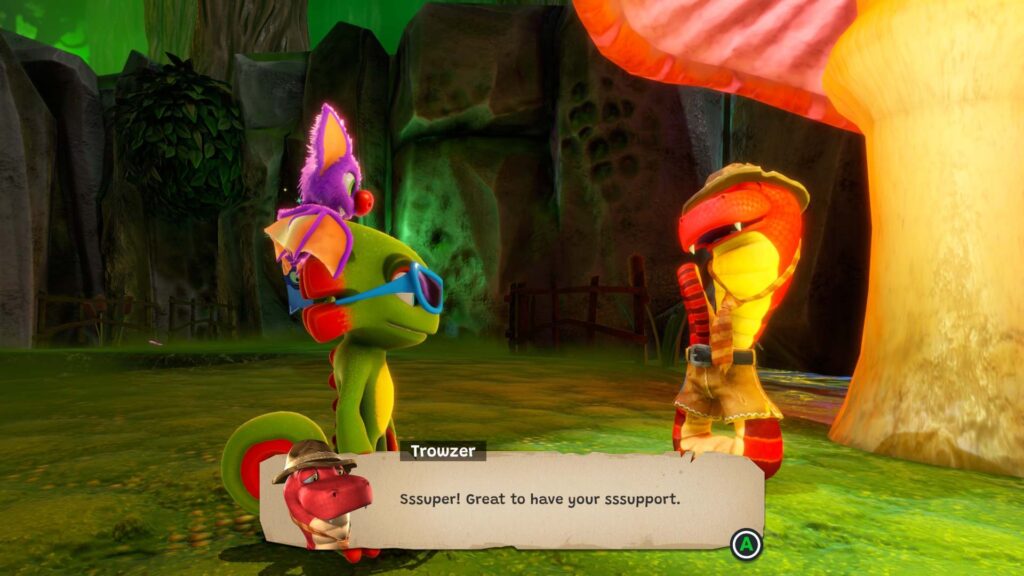 Yooka-Replaylee - rozhovor s hadem