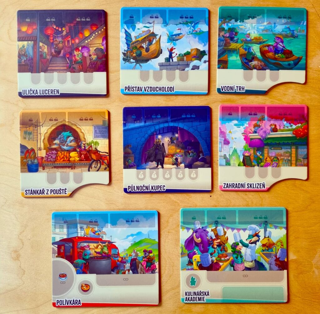 Zvířecí kuchtíci - lokace Zátoky gurmánů