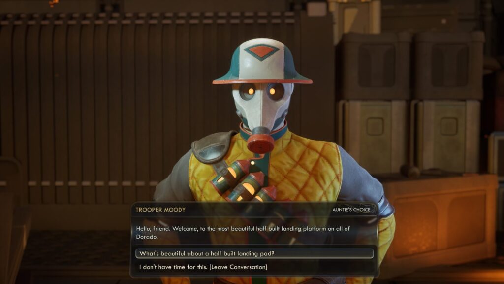 Outer Worlds - Konverzace