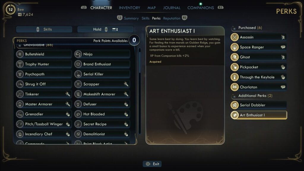 Outer Worlds - Perky