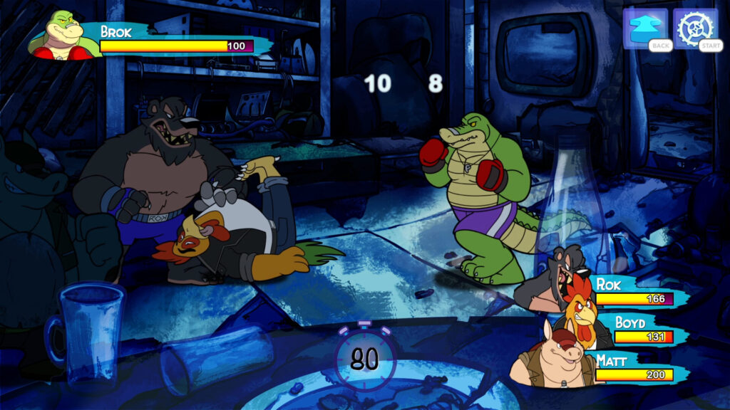 BROK the InvestiGator The Brawl Bar Rok