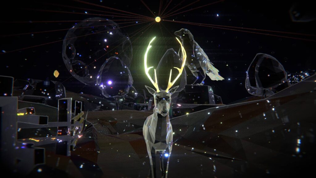 Bajka - jelen se zlatým parožím