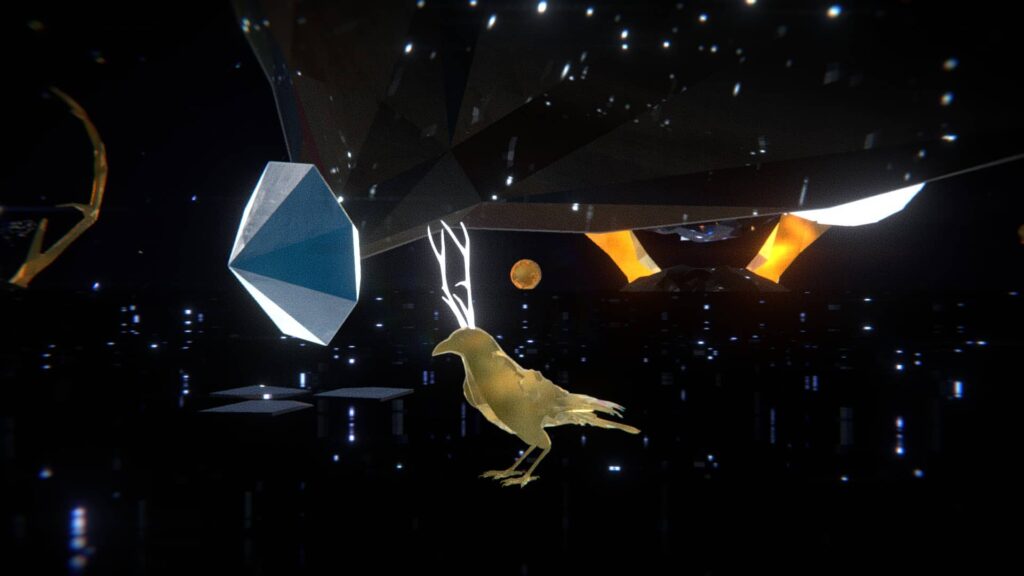 Bajka - vrána s parožím