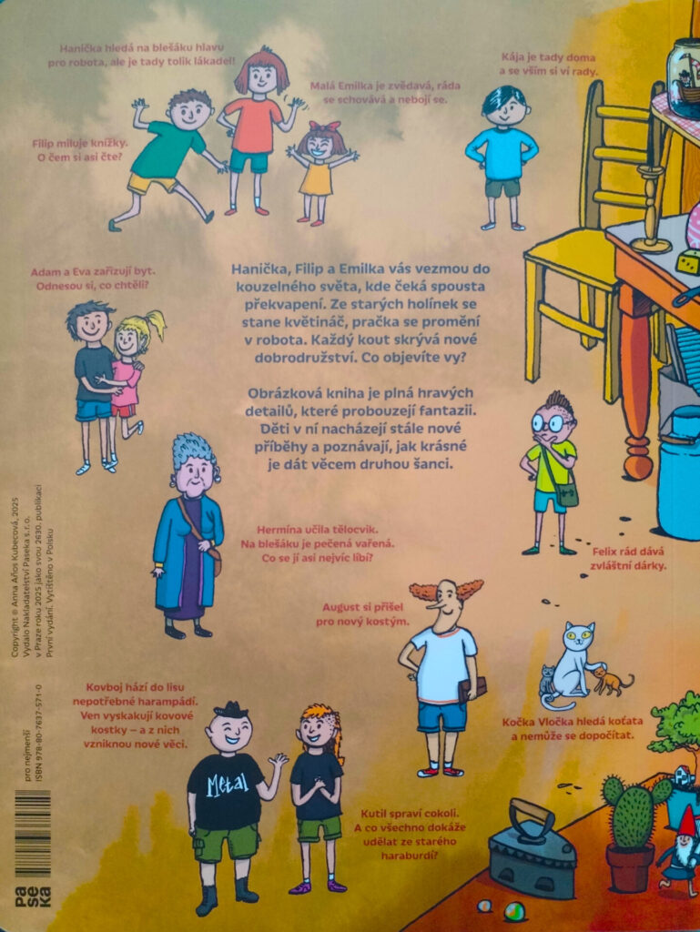 Blešák zadní strana