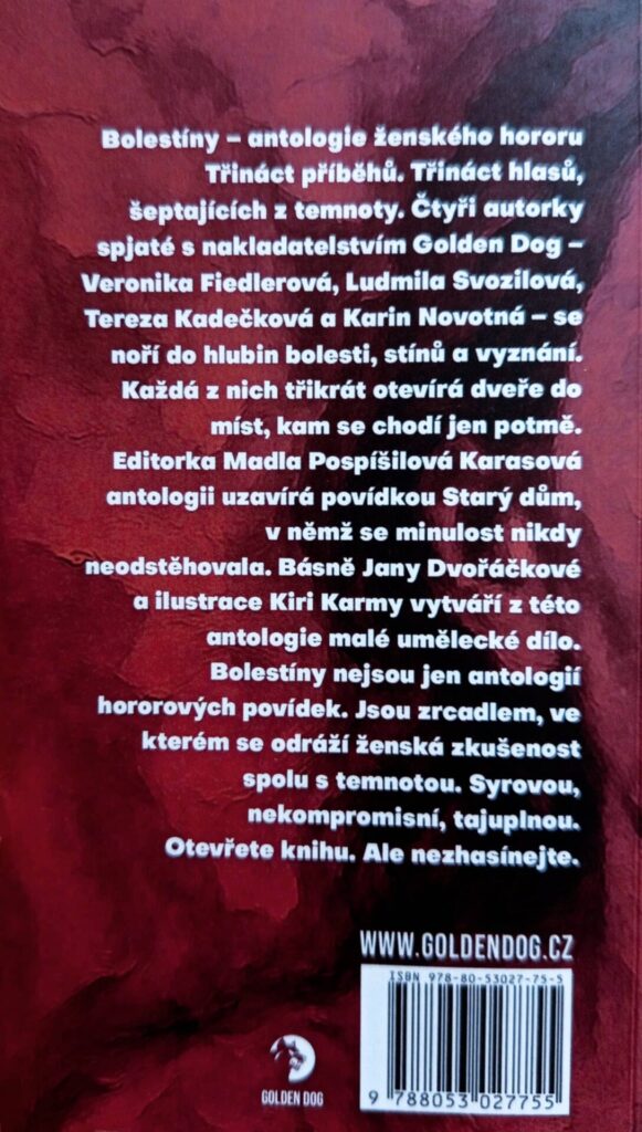 Bolestíny - zadní strana