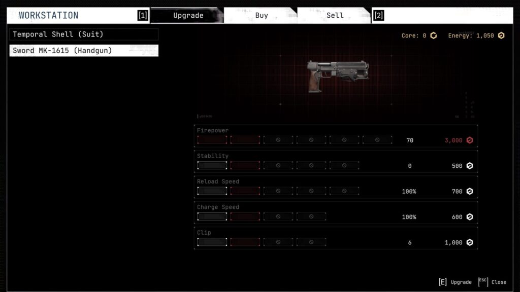 Cronos The New Dawn handgun