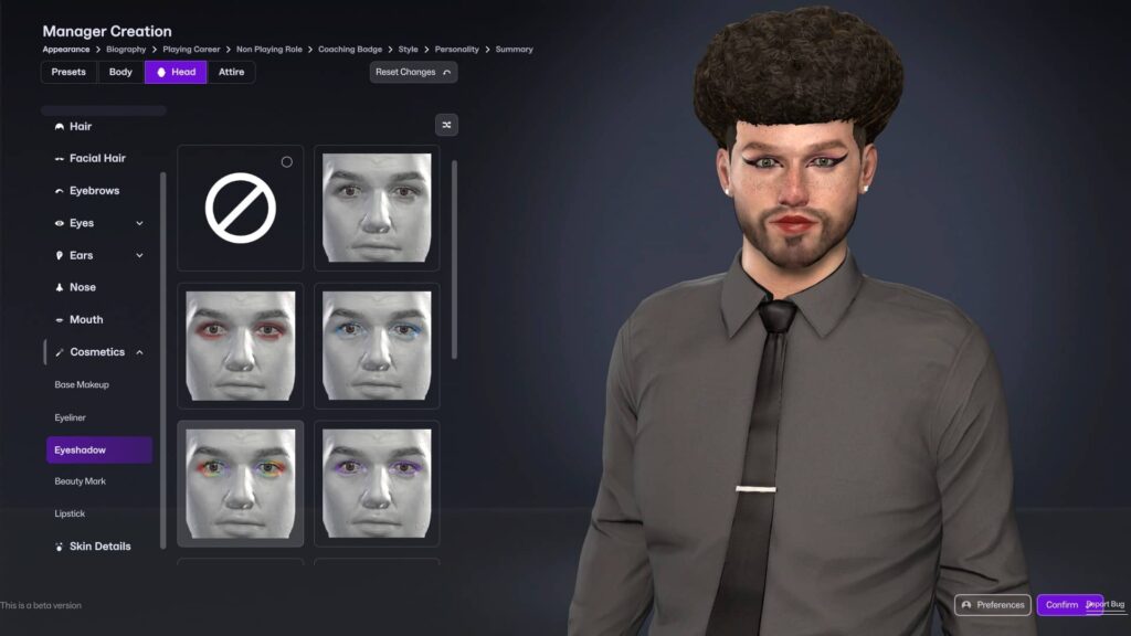 Football Manager 2026 - úprava managera