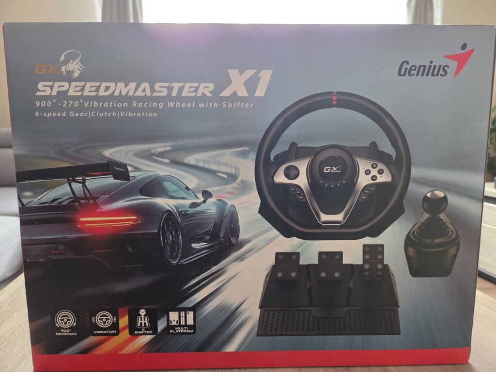 Genius GX Gaming SpeedMaster X1 - náhled krabice