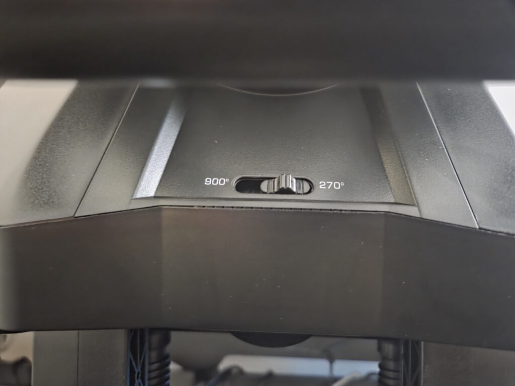 Genius GX Gaming SpeedMaster X1 - přepínač otáčení