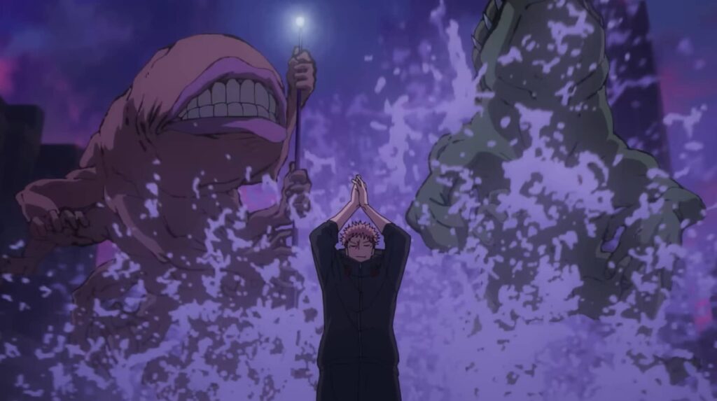 Jujutsu Kaisen Poprava - Yuji a porkletí duchové