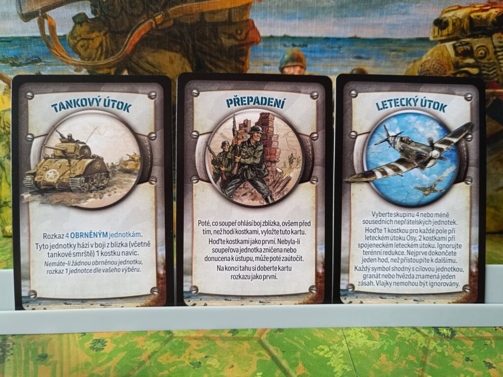 Memoir 44 - karty útoků