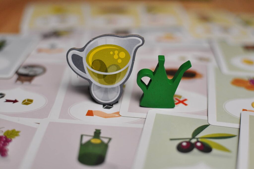 Olivy - žeton začínajícího a aktivního hráče