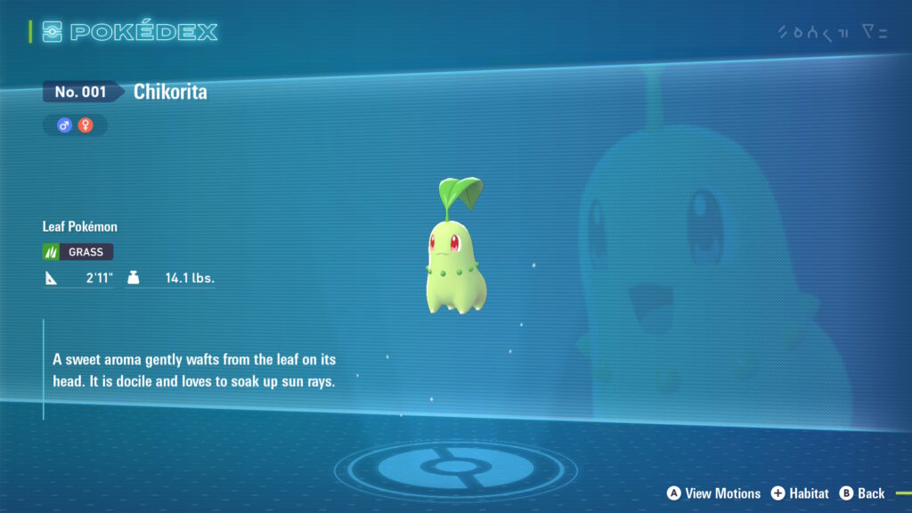 Pokémon Legends Z-A - pokédex