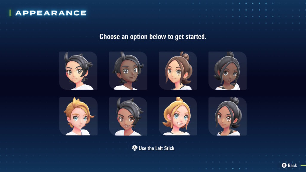 Pokémon Legends Z-A - výběr postavy