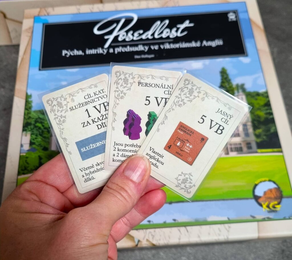 Posedlost - karty cílů