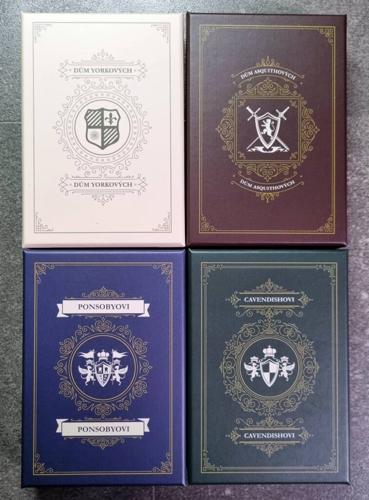 Posedlost - úložné krabičky rodin