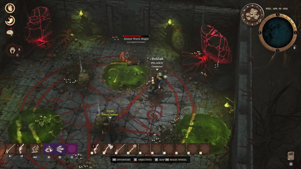 RailGods of Hysterra - rituální místo