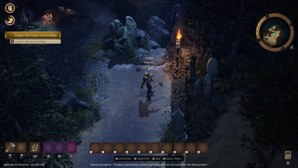 RailGods of Hysterra - začátek cesty