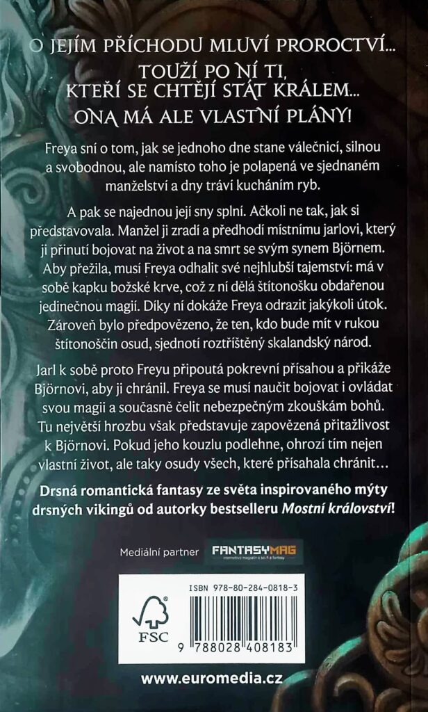 Sága zatracených Osud vepsaný v krev - zadní strana