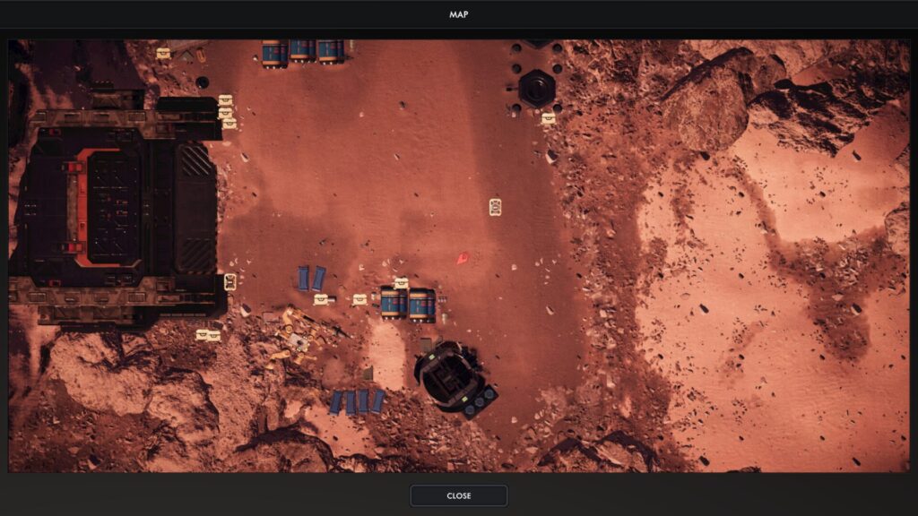 Sector Unknown location map view