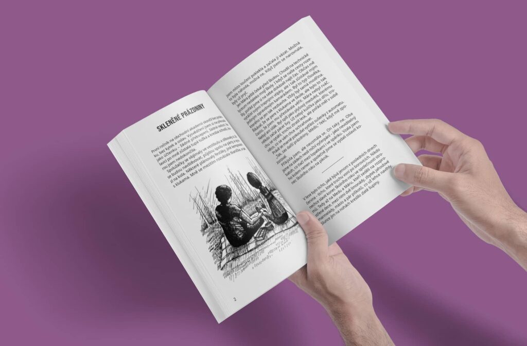 Už nestojím pod duhou - vnitřek knihy