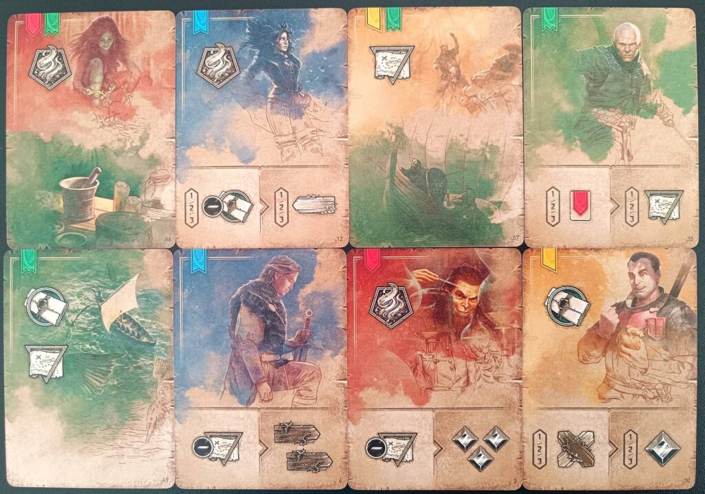 Zaklínač Cesta osudu - Akční karty