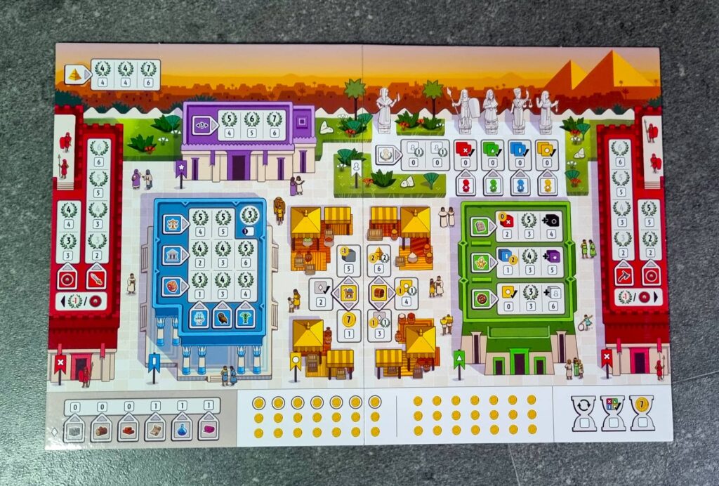 7 divů světa v kostce - deska hráče