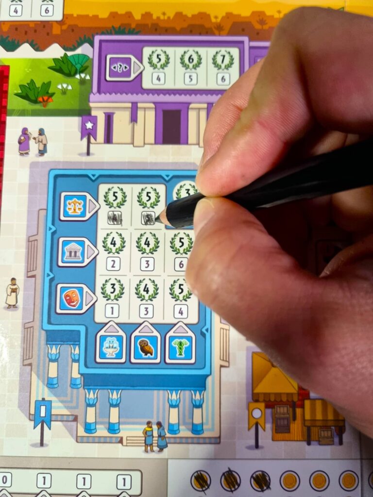 7 divů světa v kostce - průběh hry