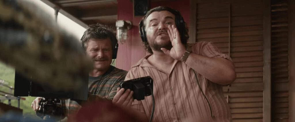 Anakonda - natáčení scény s hadem