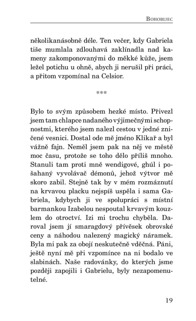 Bohobijec - ukázka 2