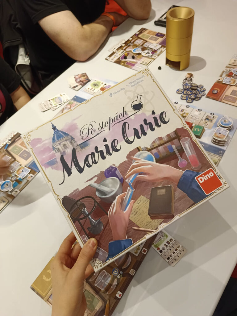 Brnohraní - partie hry Po stopách Marie Curie