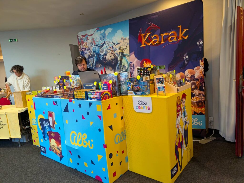 Brnohraní - stánek Albi