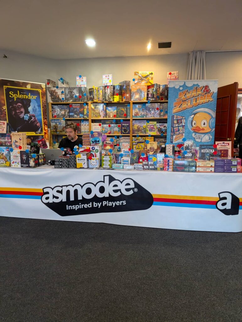 Brnohraní - stánek asmodee