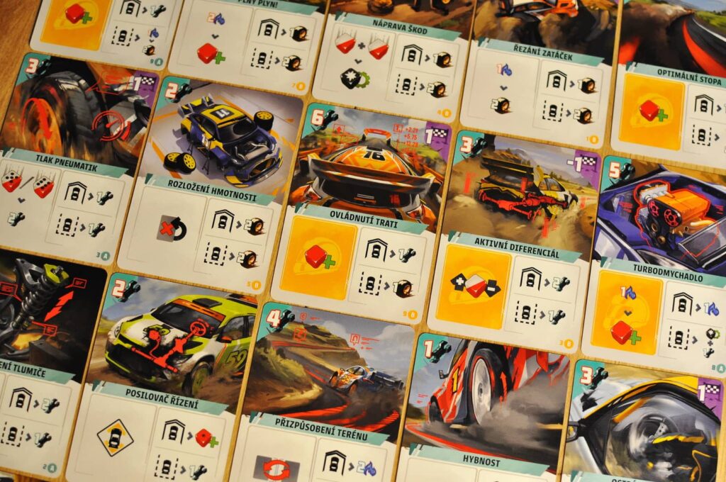 Dirt & Dust - karty závodního týmu