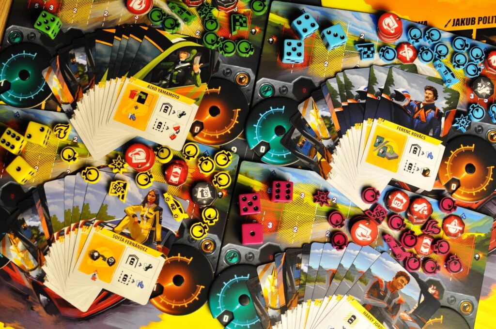 Dirt & Dust - komponenty pilotů