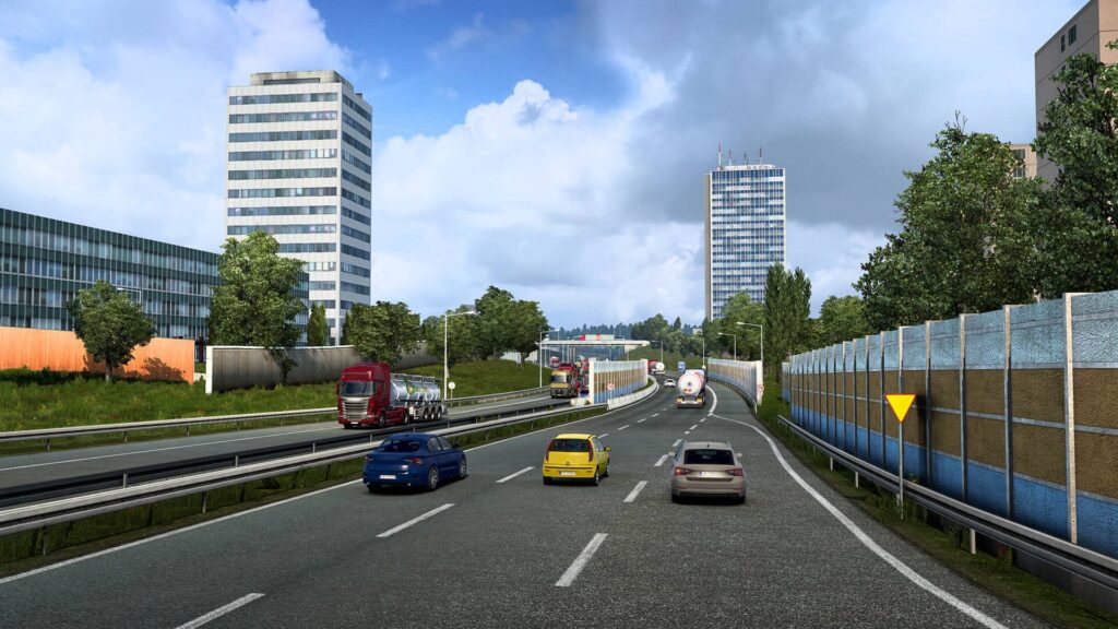 ETS2 Going East! - město
