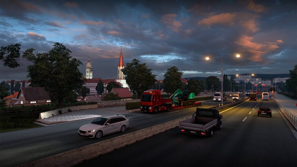 ETS2 Going East! - noční osvětlení